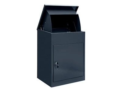 An der Wand montierte, abschließbare, diebstahlsichere Paketzustellungsboxen aus Stahl